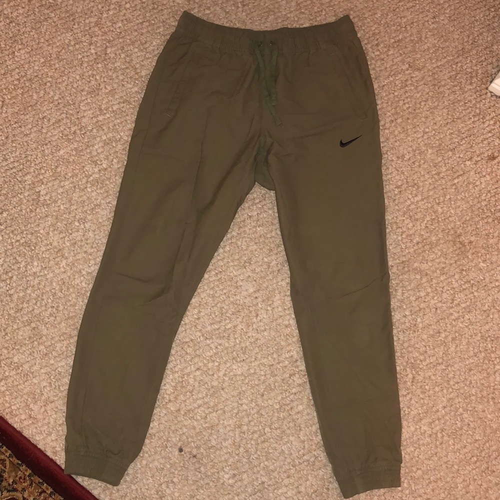 Nike Army Green Khaki Joggers